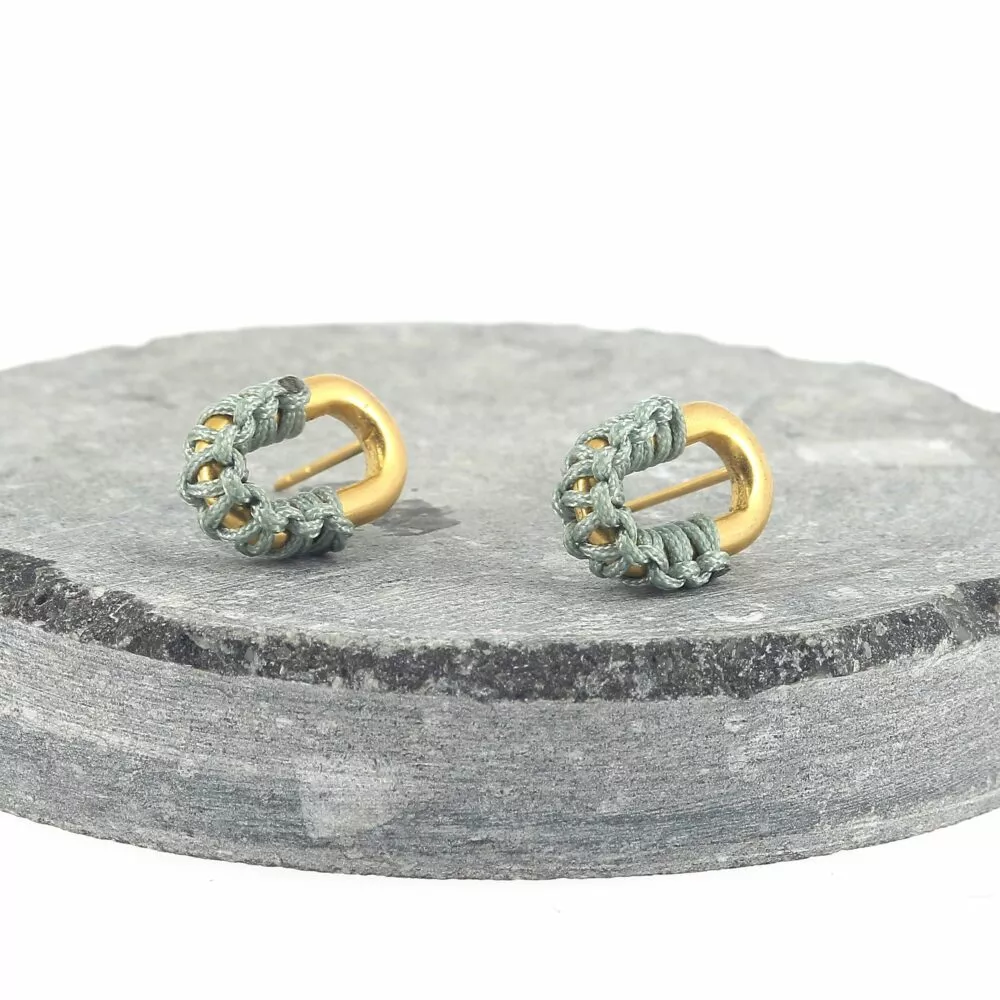 Boucles d'oreilles * Noémie | Sauge