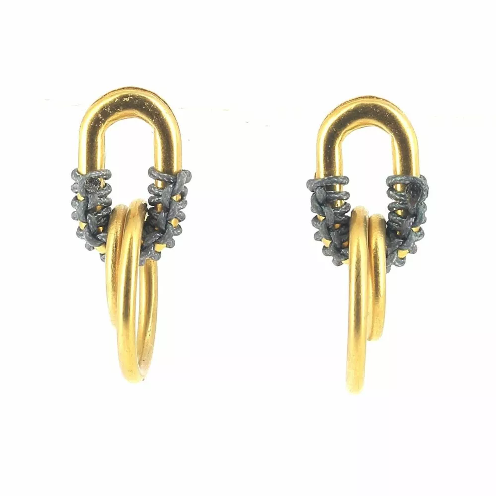 Boucles d'oreilles * Nouméa | Gris