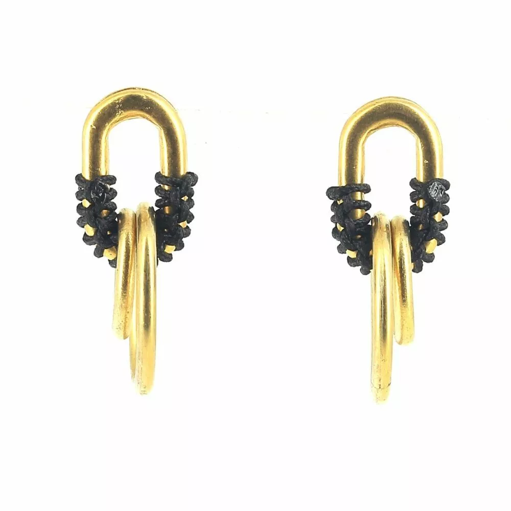 Boucles d'oreilles * Nouméa | Noir