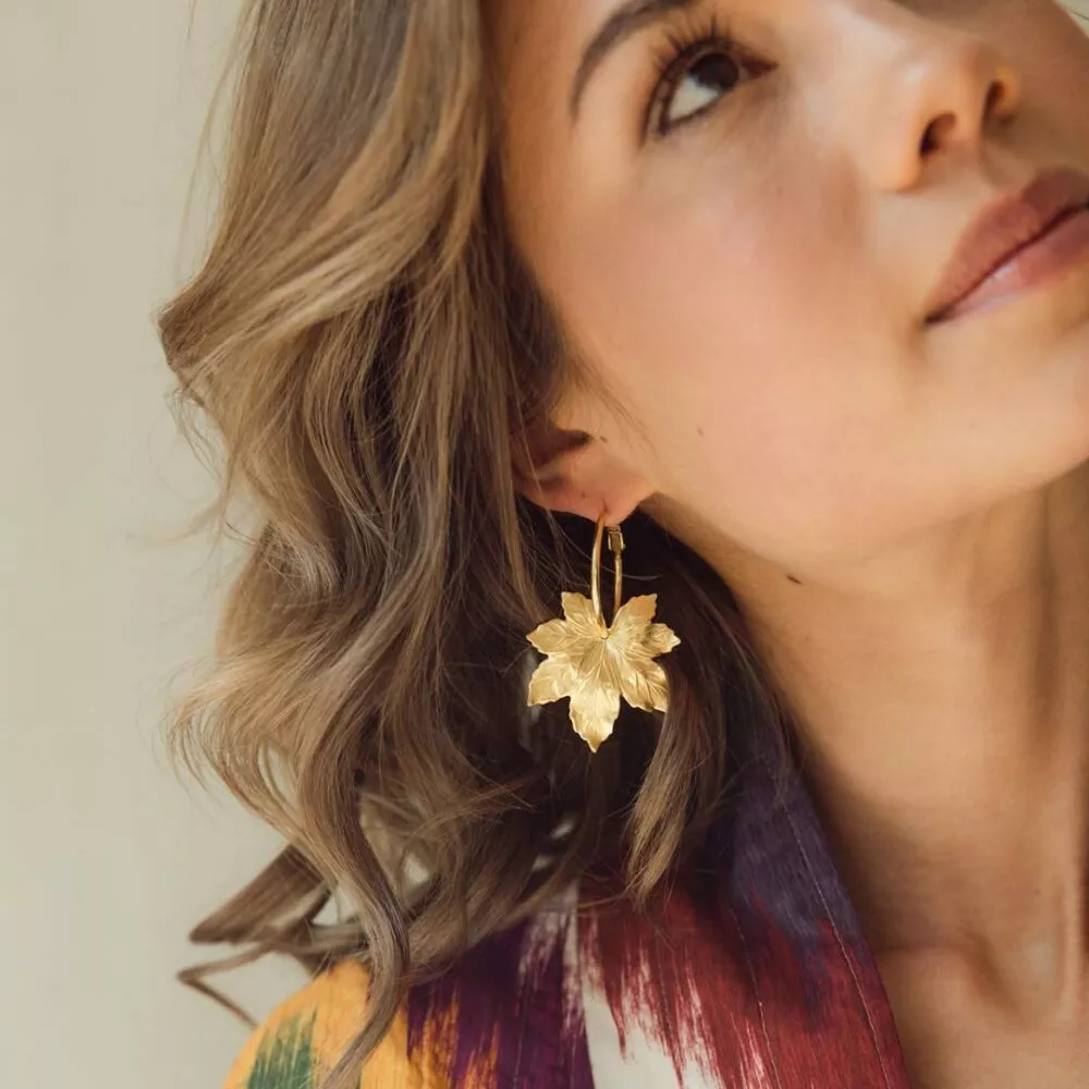 Boucles d'oreilles * Feuilles