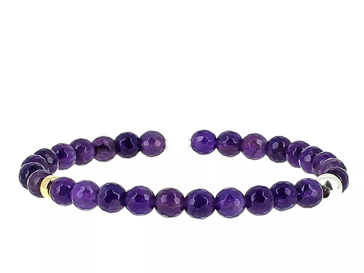 Bracelet Lithoth rapie Am thyste Camille Belgian Creation
