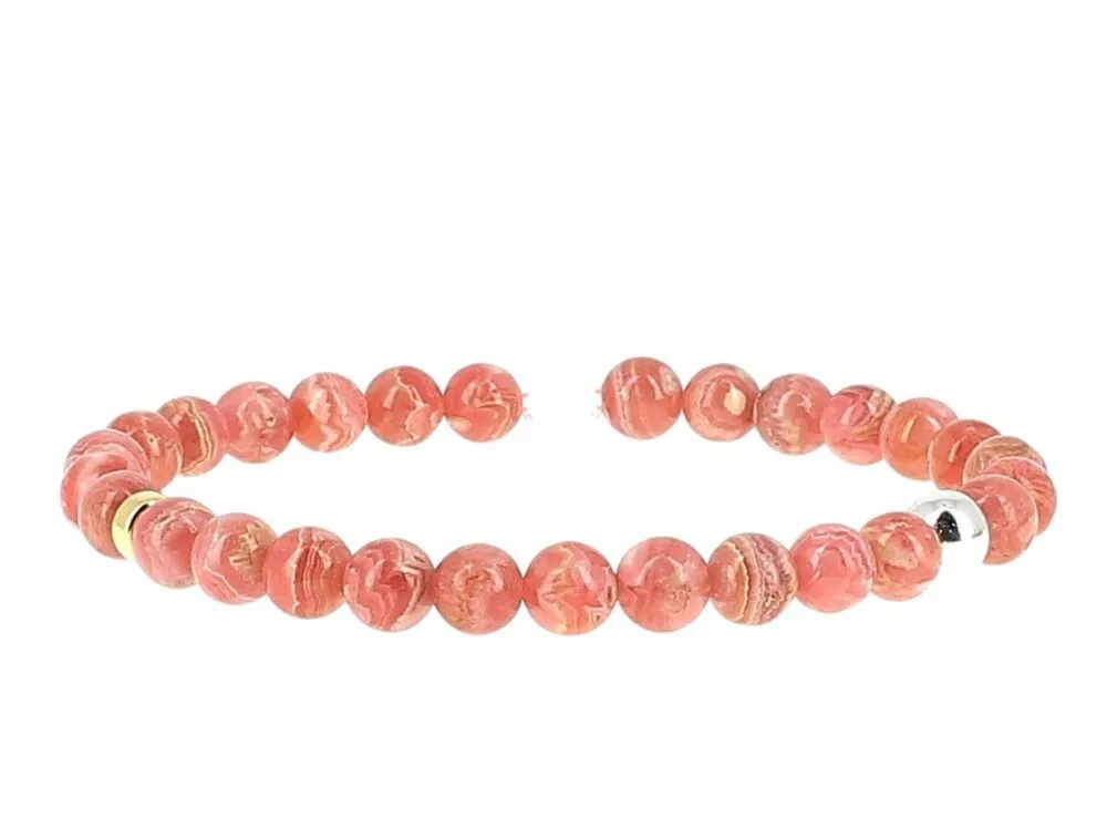Bracelet * Lithothérapie | Rhodocrosite - Image 2