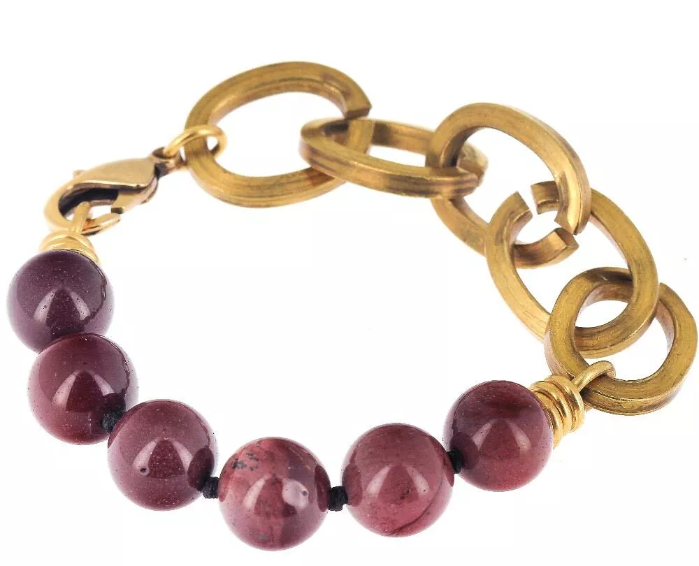 Bracelet * Maillons | Rouge