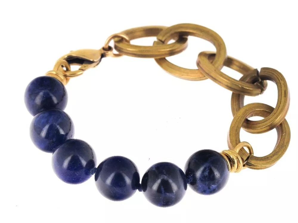 Bracelet * Maillons | Bleu