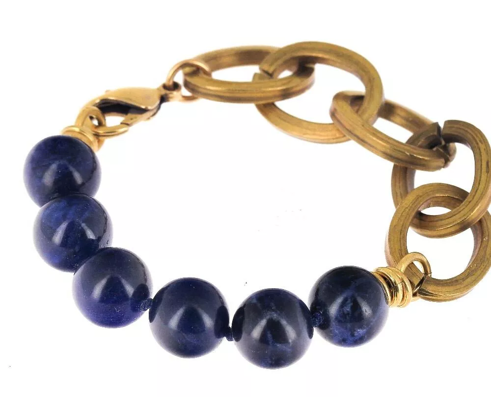 Bracelet * Maillons | Bleu