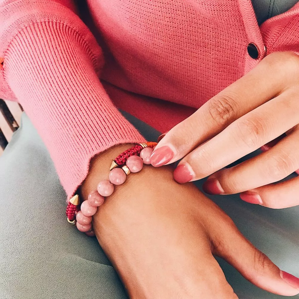 Bracelet * Lithothérapie | Rhodonite