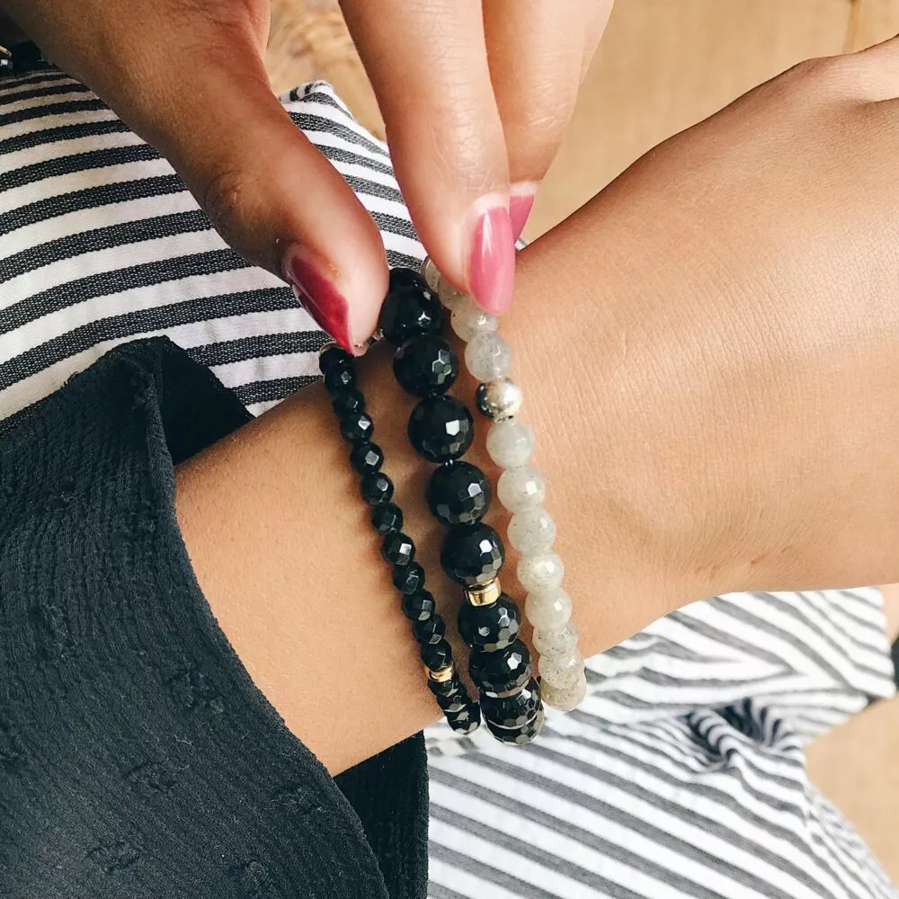 Bracelet * Lithothérapie | Onyx - Image 2
