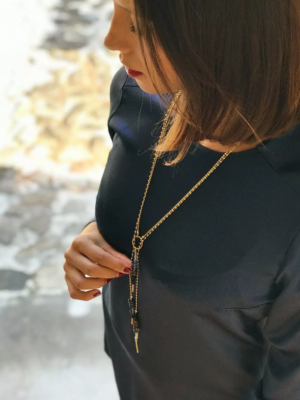 Collier * Hippie | Noir - Image 2
