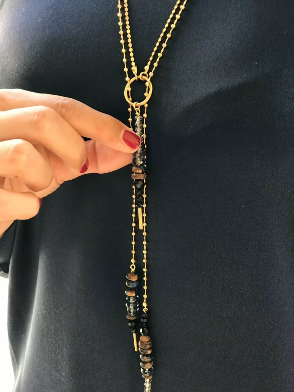 Collier * Hippie | Noir