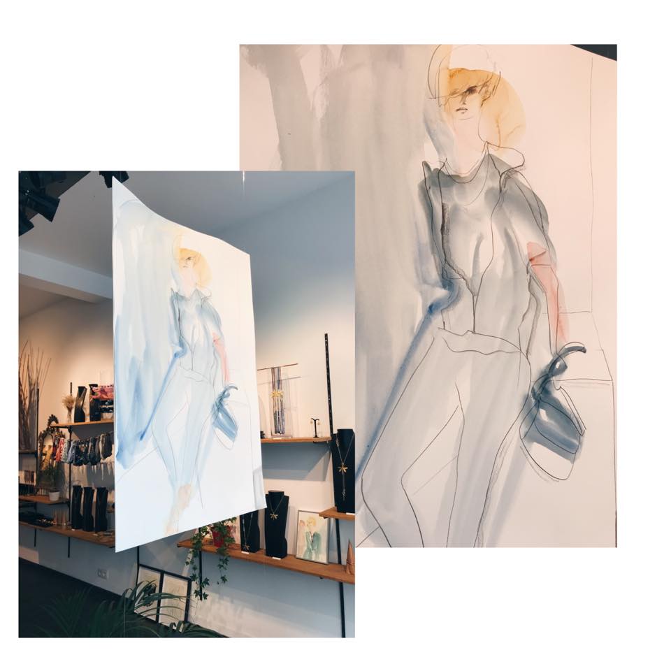 Florence-collard-en-vitrine-boutique-creation-belge