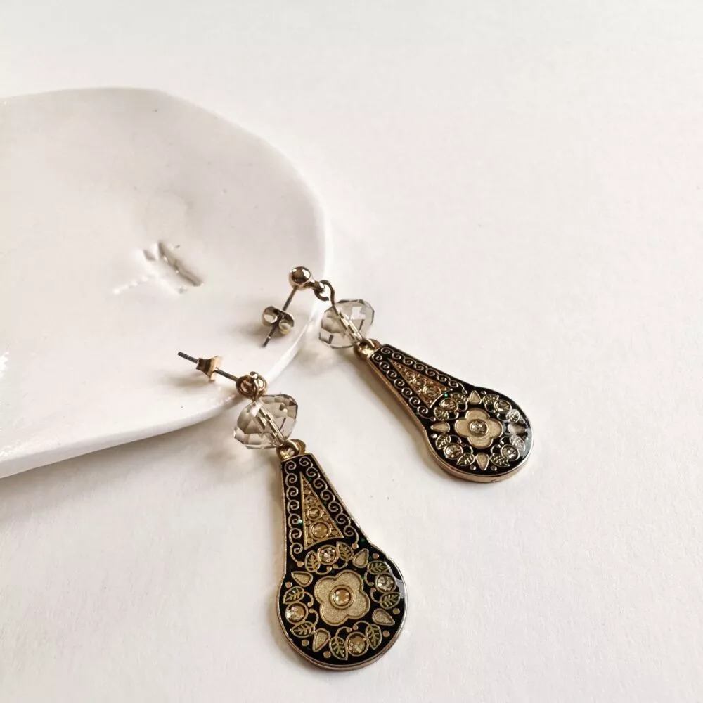 Boucles d'oreilles * Art Déco | Goutte