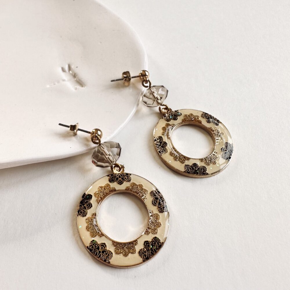 Boucles d'oreilles * Art Déco | Cercle