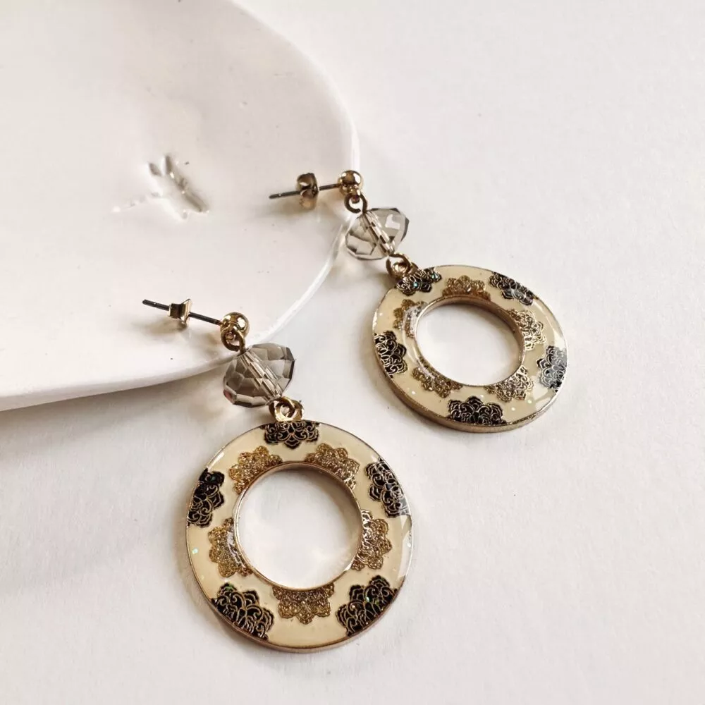 Boucles d'oreilles * Art Déco | Cercle