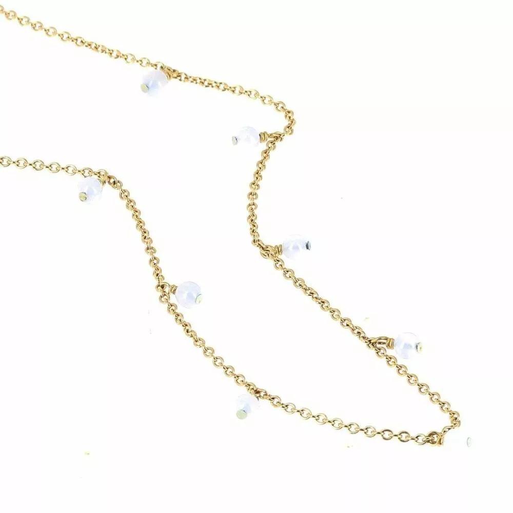 Collier * Rosie | Calcédoine bleue