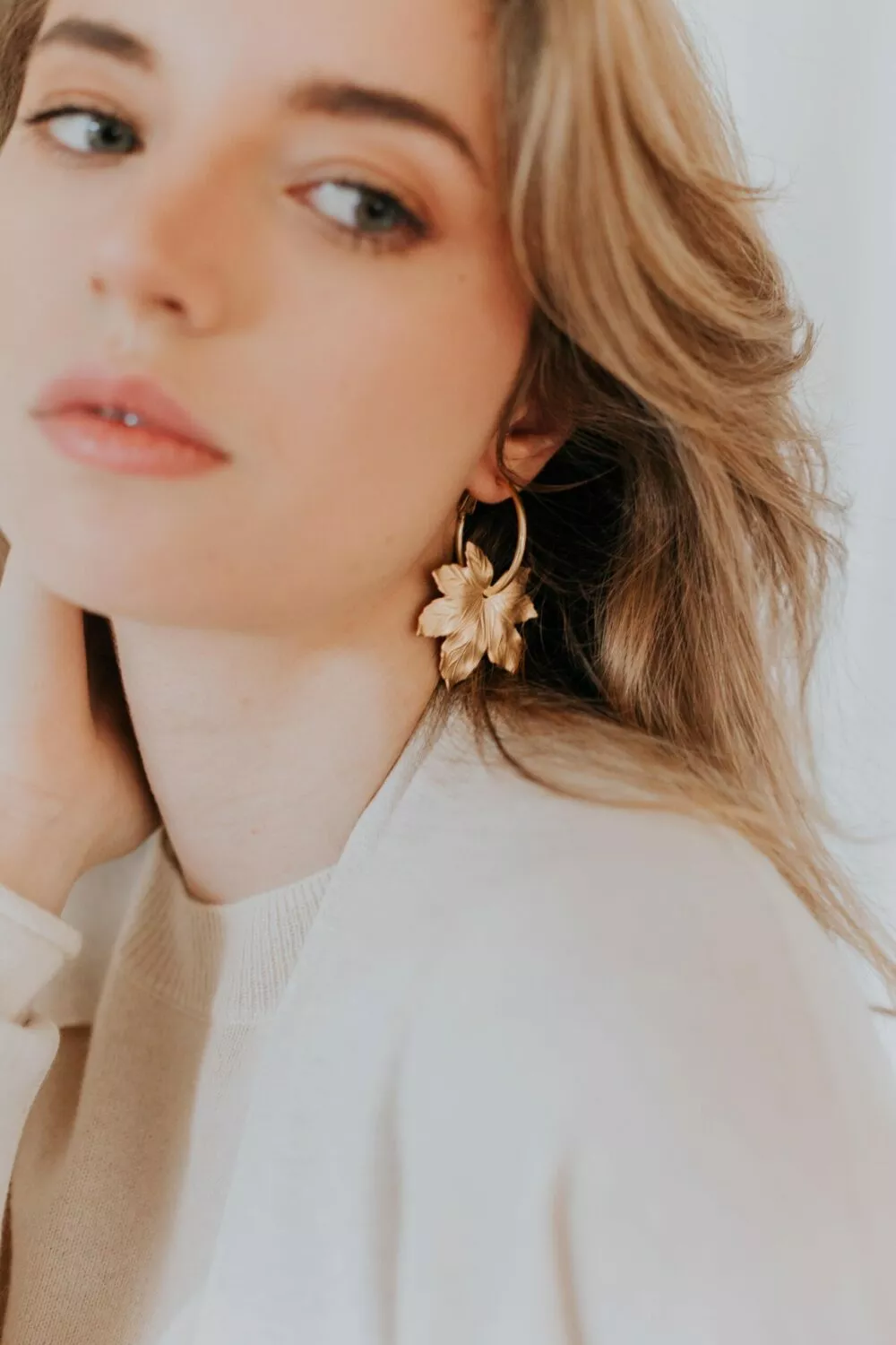 Boucles d'oreilles * Feuilles - Image 3