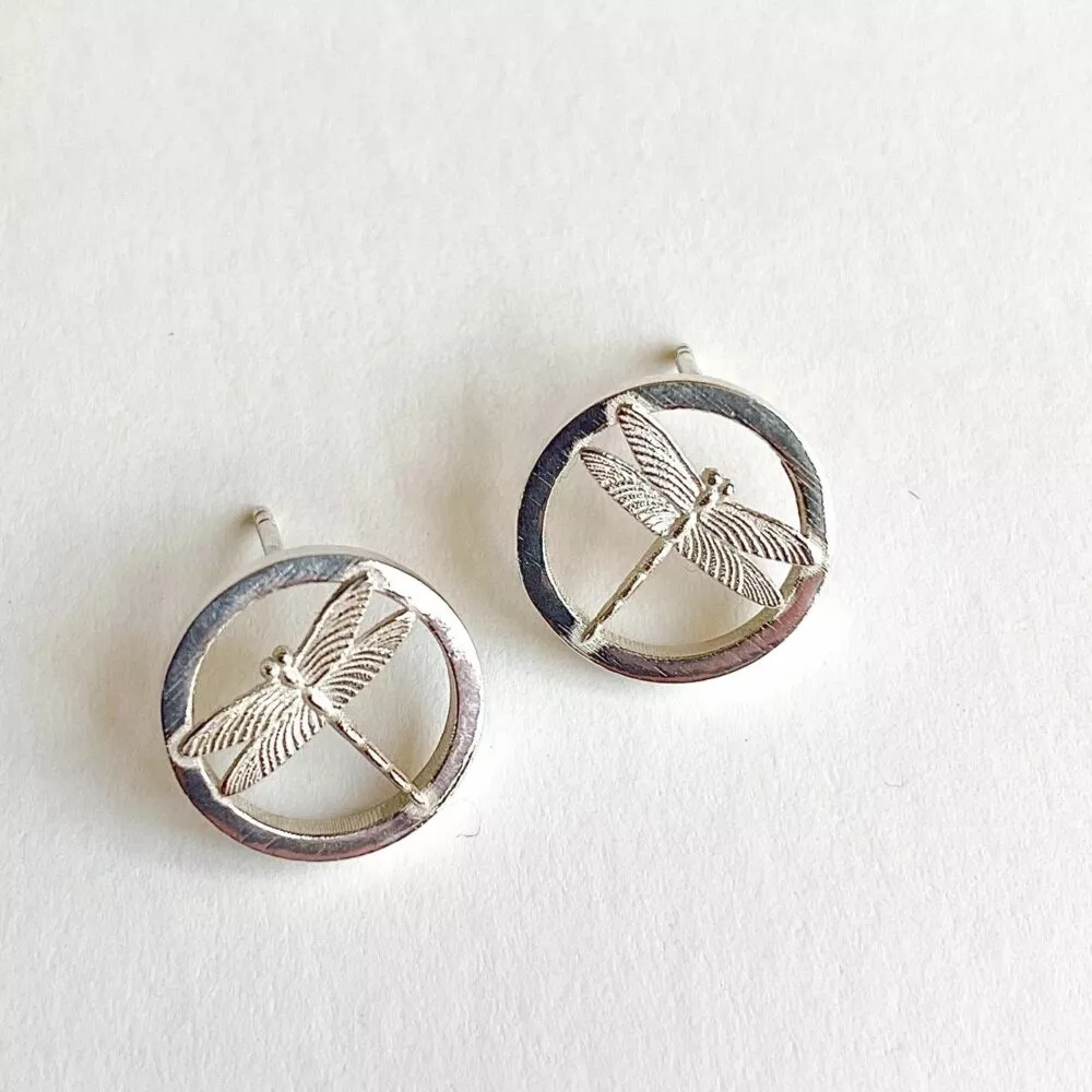 Boucles d'oreilles * Libellule | Argent
