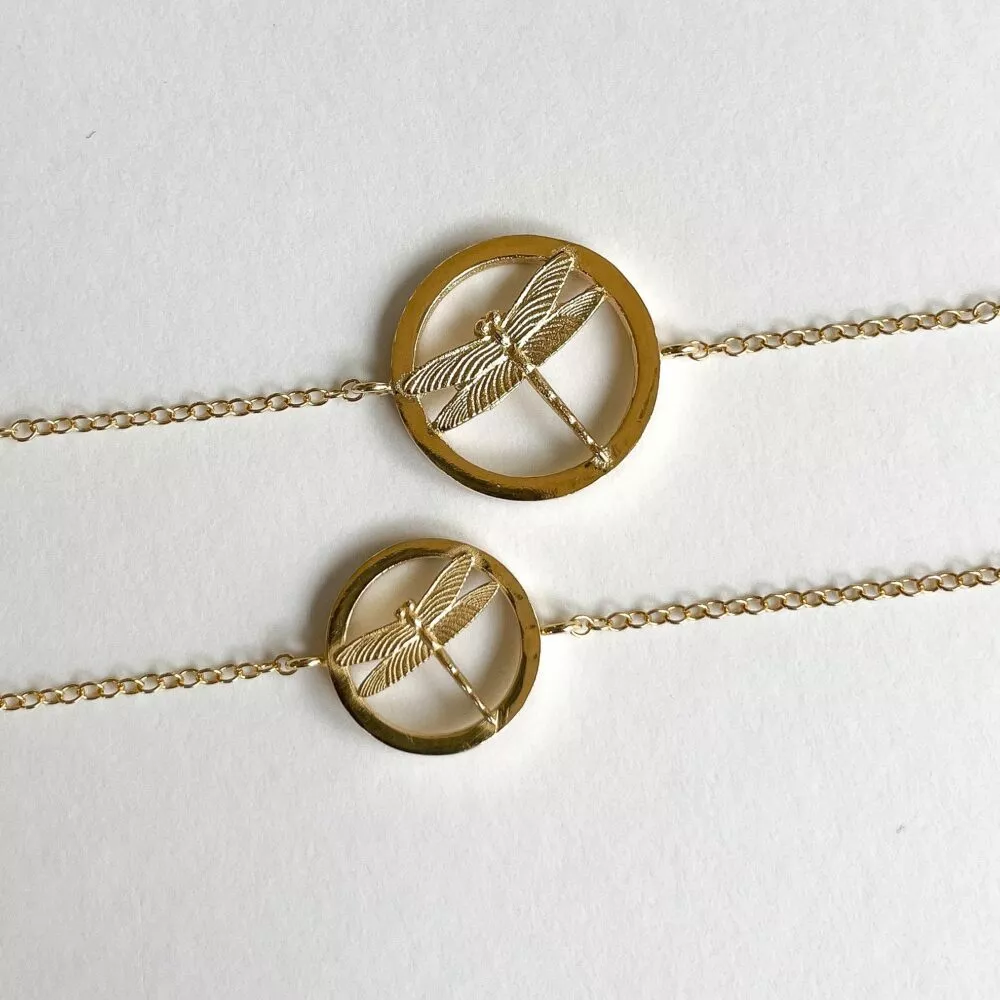 Bracelet * Libellule | Plaqué or