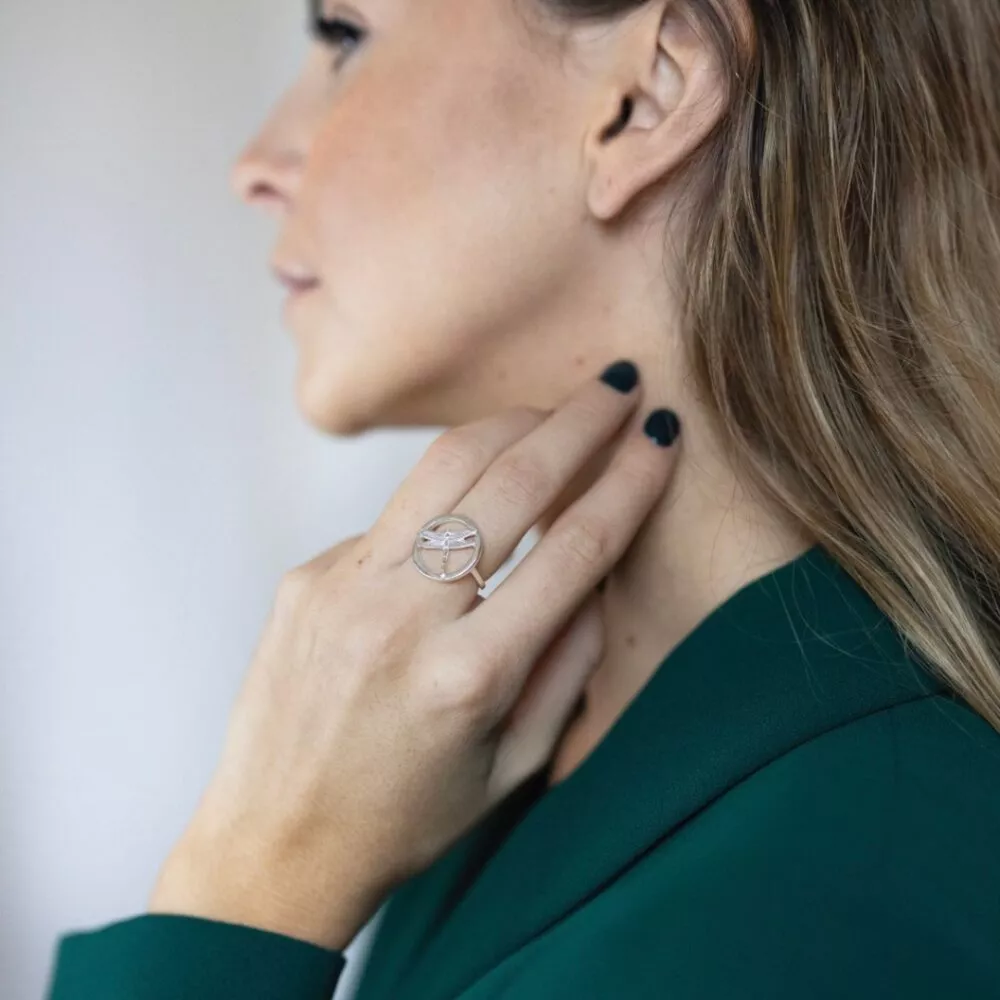 Bague * Libellule | Argent - Image 4