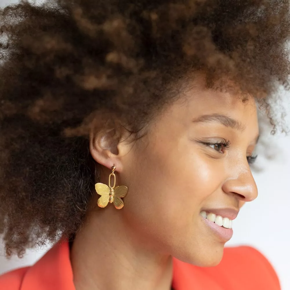 Boucles d'oreilles * Papillon
