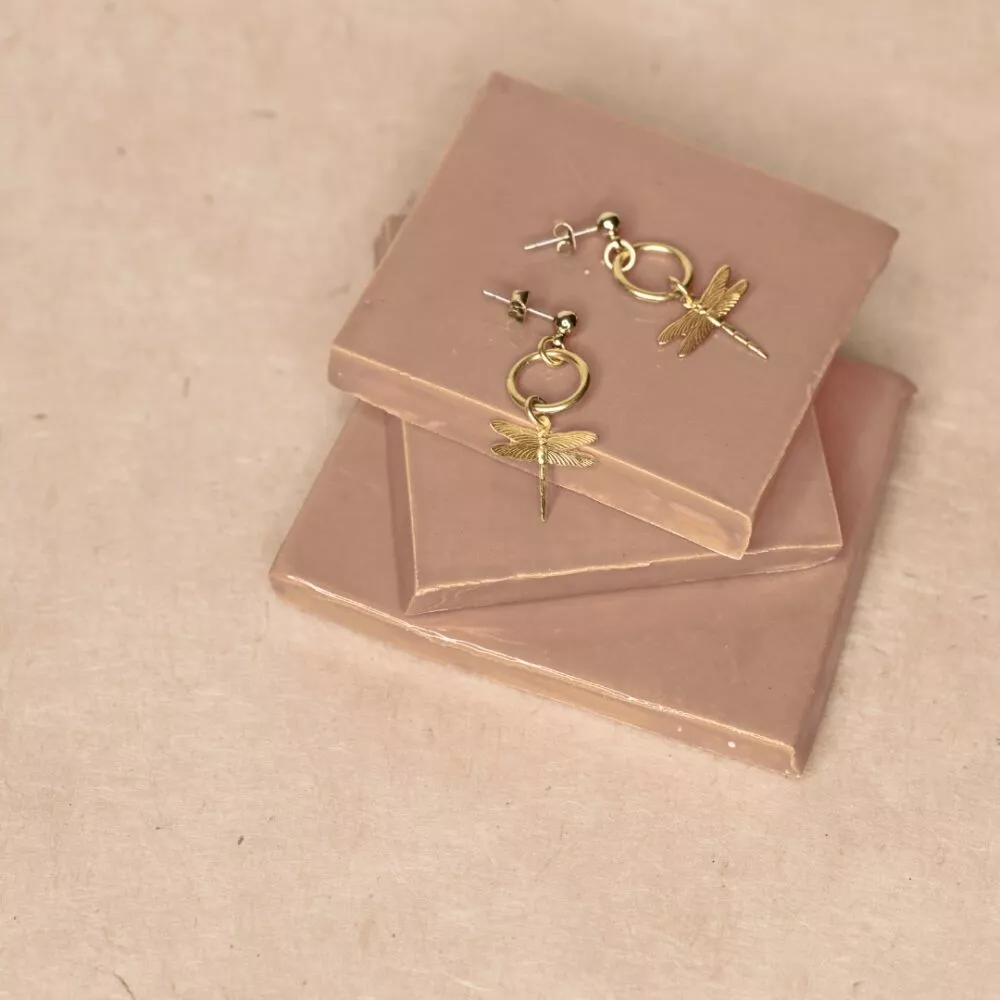 Boucles d'oreilles * Libellule | Mini - Image 2