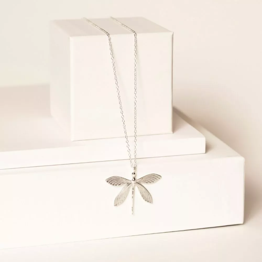 Collier * Libellule Mid | Argent - Un anneau