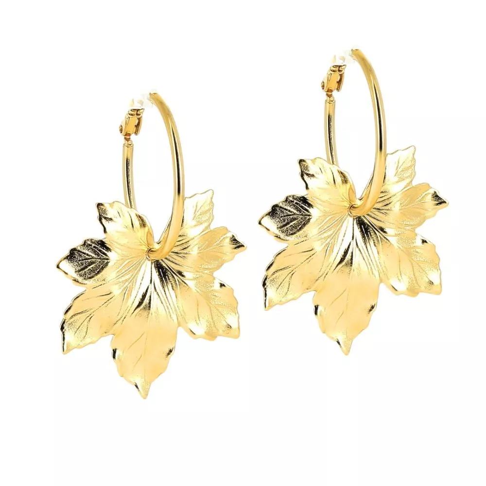 Boucles d'oreilles * Feuilles - Image 5