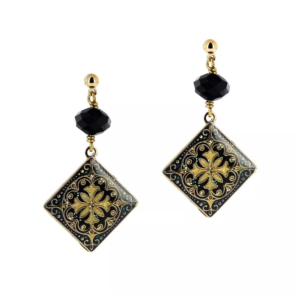 Boucles d'oreilles * Art Déco | Carré