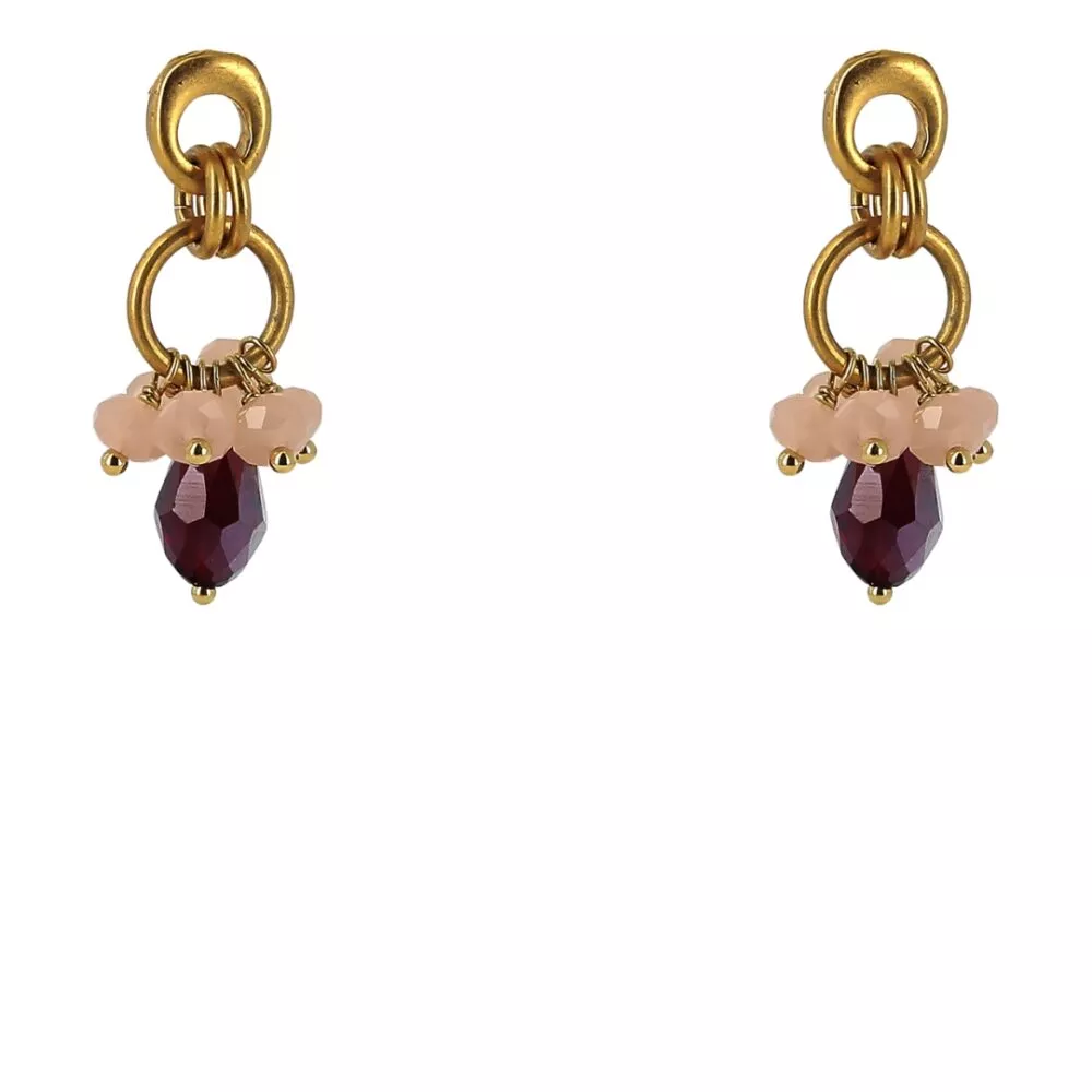 Boucles d'oreilles * Clara Little | Rouge