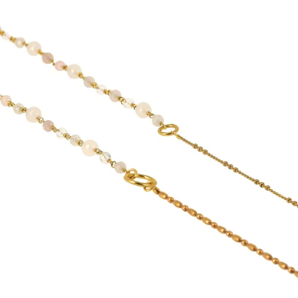 Collier * Charlie Quartz rose