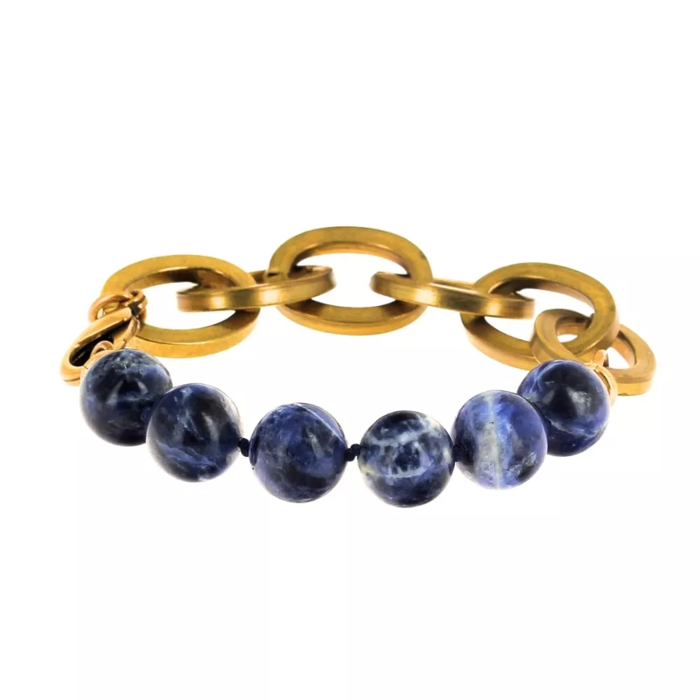 Bracelet * Maillons | Bleu clair